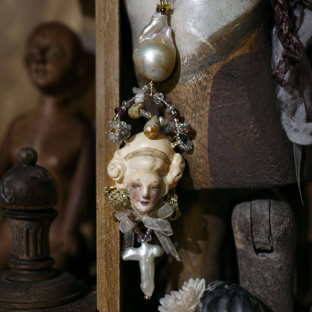 Odette Cross Doll Necklace