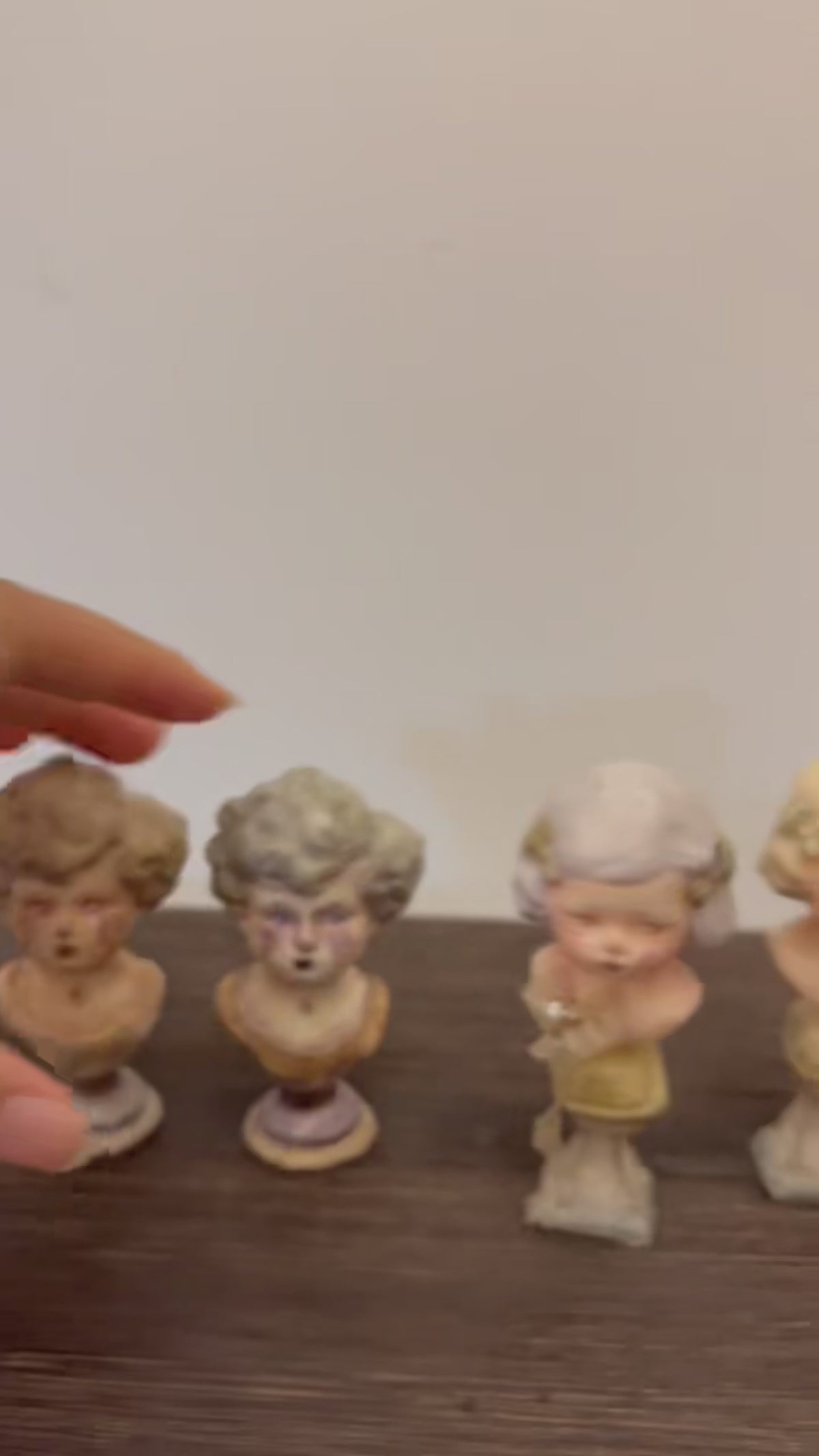 Miniature Doll Portrait Bust